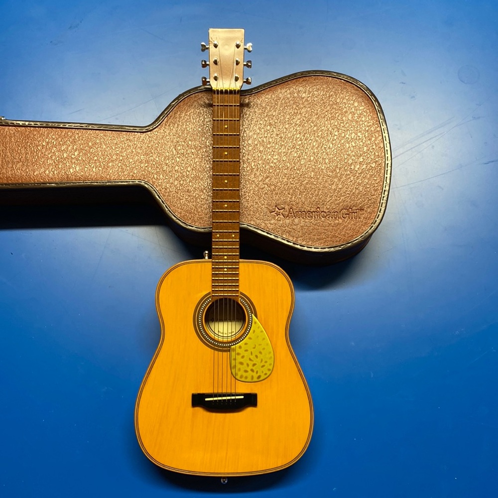 American Girl Acoustic Guitar and backpack carrying case